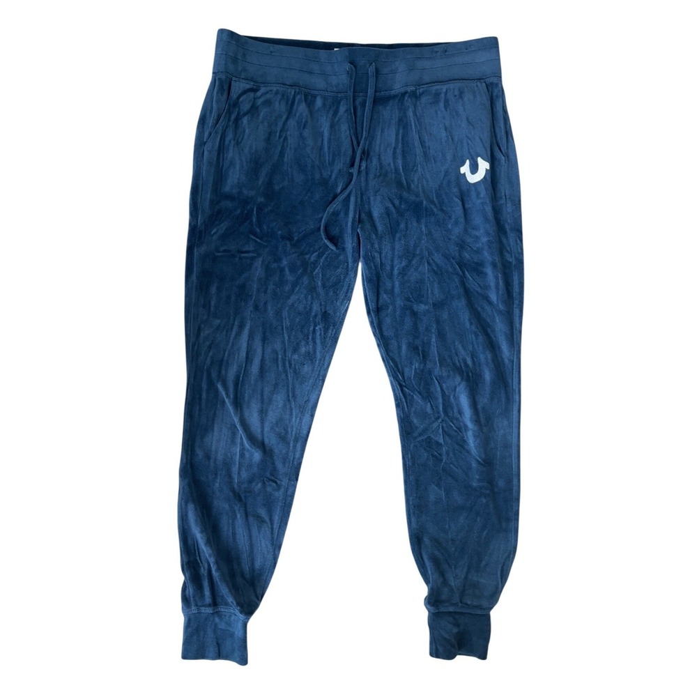 Y2K True Religion Women Velour Jogger Sweat Pant Active Wear SX: XL